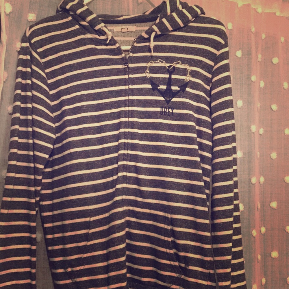 Small nautical obey hoodie